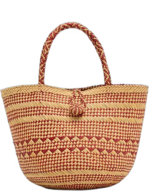 Marta Small Basket Tote Bag