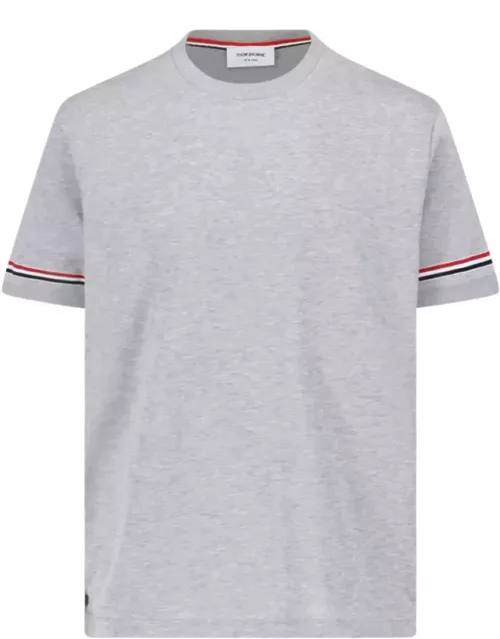 Thom Browne Gray Cotton T-shirt