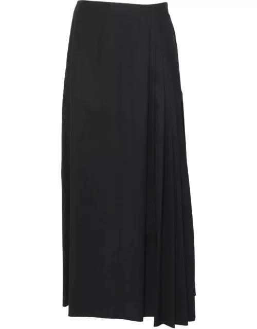 Lorena Antoniazzi Black Skirt With Pleat
