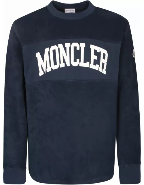 Moncler Logo University Blue Sweatshirt