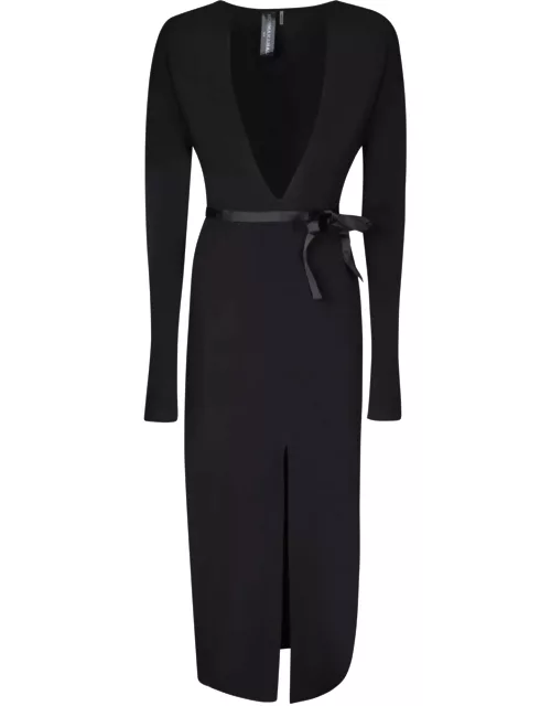 Norma Kamali Gown Black Dres