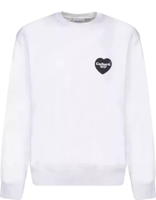 Carhartt Heart Bandana White Sweatshirt