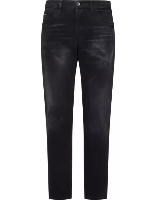 Dolce & Gabbana Black Cotton Jean