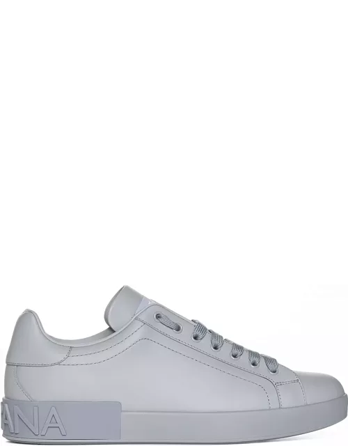 Dolce & Gabbana Low-top Sneakers With Contrasting Logo