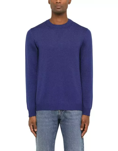 Roberto Collina Blue Regular Sweater