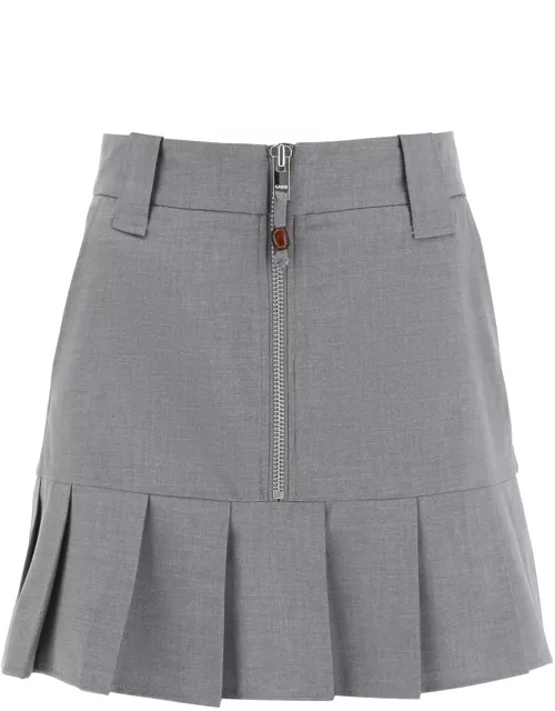 Ganni Pleated Mini Skirt