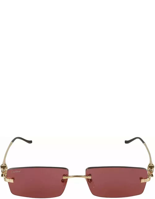 Cartier Eyewear Rectangular Long Sunglasses Sunglasse