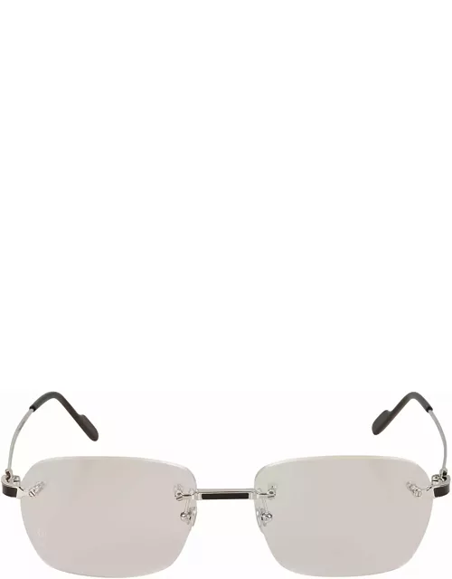Cartier Eyewear Clear Frameless Sunglasses Sunglasse