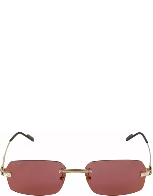 Cartier Eyewear Rectangular Sunglasses Sunglasse