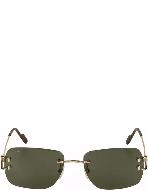 Cartier Eyewear Frame-less Square Sunglasses Sunglasse