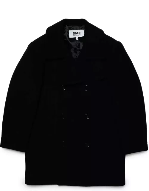 MM6 Maison Margiela Mm6j55u Jacket Maison Margiela Double-breasted Wool-blend Cloth Coat