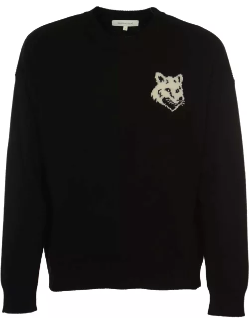 Maison Kitsuné Fox Embroidered Sweater
