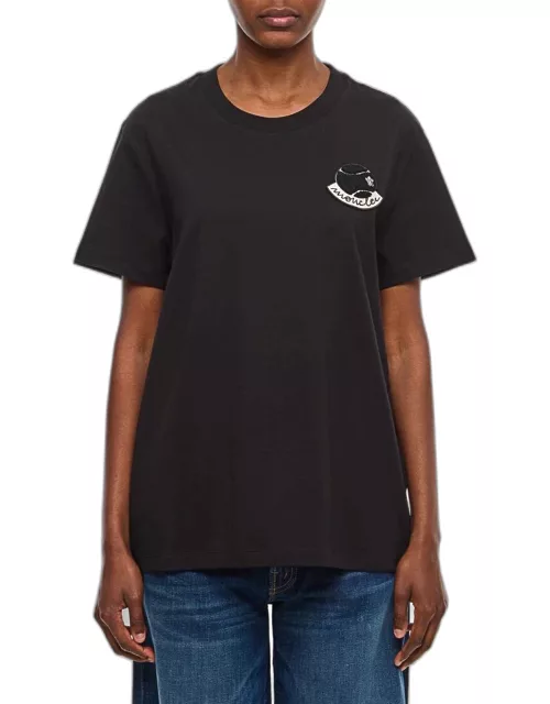 Moncler Regular T-shirt W/printed Detail Black