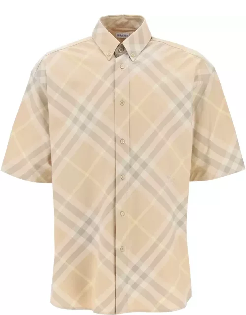 BURBERRY "organic cotton checkered shirt