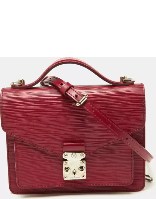 Louis Vuitton Fuchsia Epi Leather Monceau BB Bag