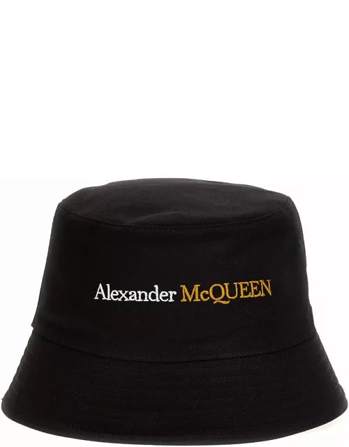 Alexander McQueen Bucket Hat With Logo