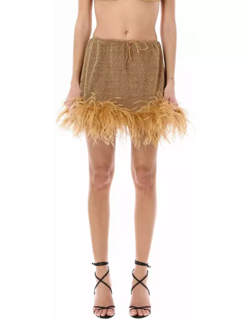 Oseree Lumière Plumage Mini Skirt