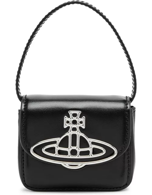 Vivienne Westwood Linda Mini Leather top Handle bag - Black