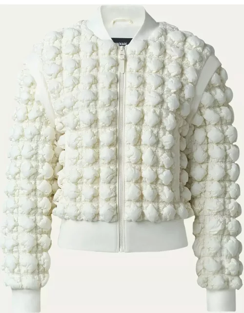 Helen Diamond-Quilted Bomber Jacket