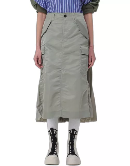 Skirt SACAI Woman colour Beige