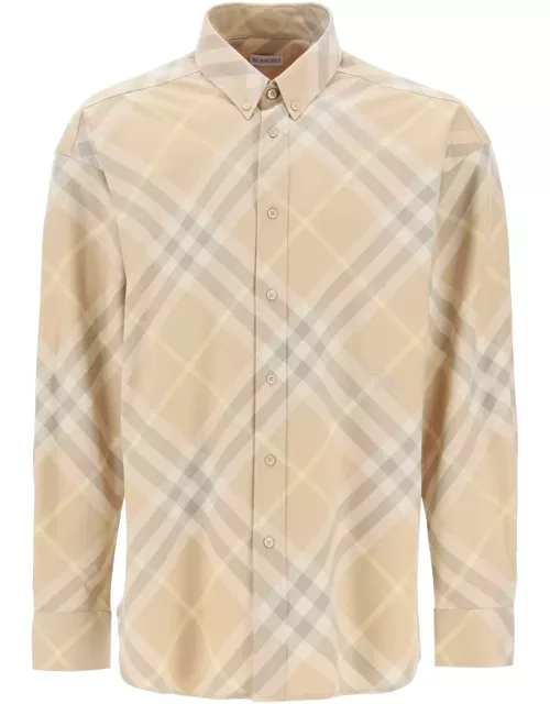 BURBERRY "organic cotton checkered shirt