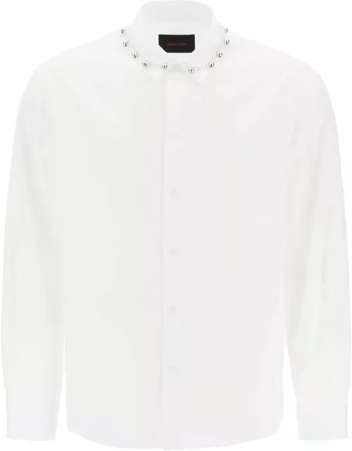 SIMONE ROCHA "shirt with pearls and bell