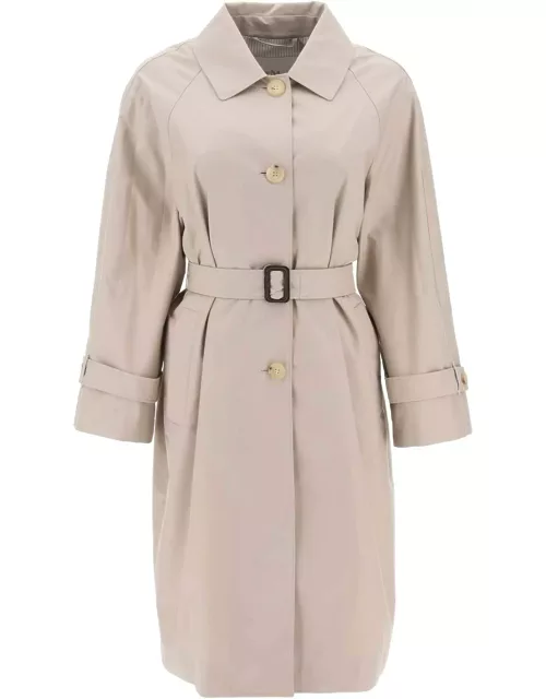 MAX MARA THE CUBE Single-breasted trench coat in water-resistant twil