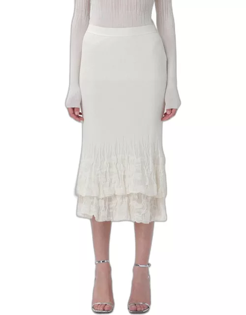 Skirt BOTTEGA VENETA Woman color White