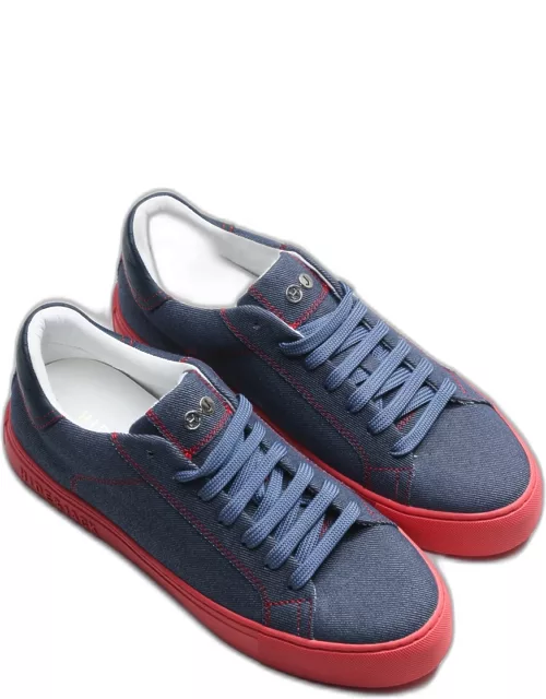 Hide & Jack Low Top Sneaker - Essence Denim Blue Red
