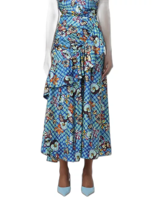 Skirt ULLA JOHNSON Woman color Multicolor