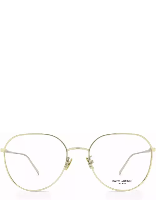 Saint Laurent Eyewear Sl 484 Gold Glasse