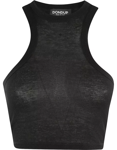 Dondup Fitted Cropped Tank Top