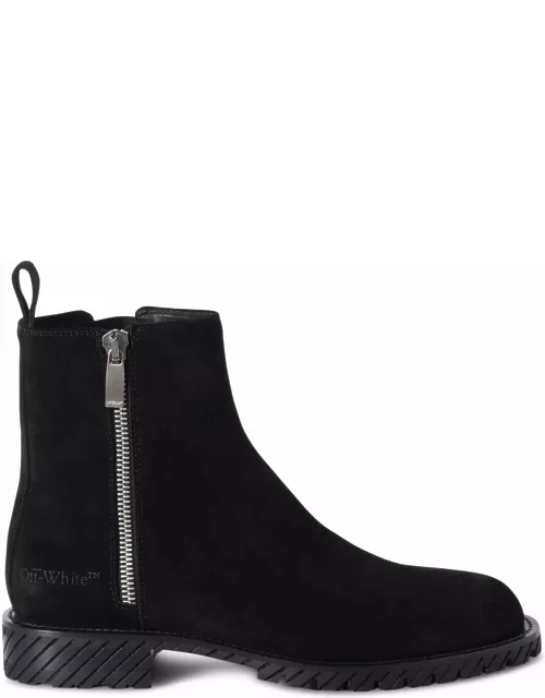 Off-White Military Suede Ankle Boot
