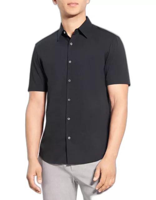 Men's Irving Short Sleeve Shirt in Structure Knit