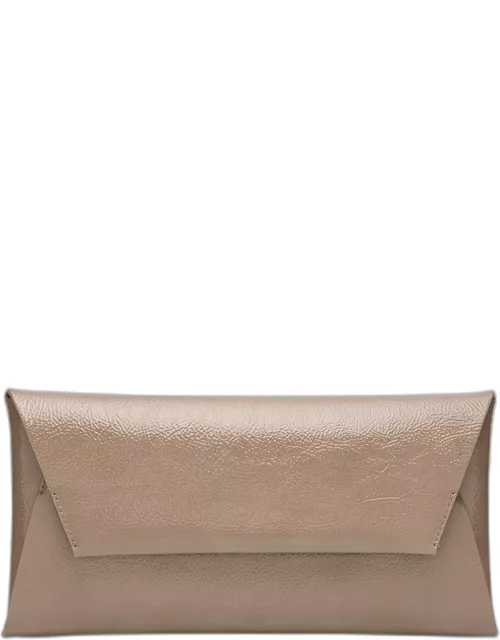 Envelope Patent Leather Clutch Bag