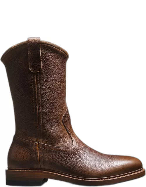 Men's Dallas Leather Western Roper Boot