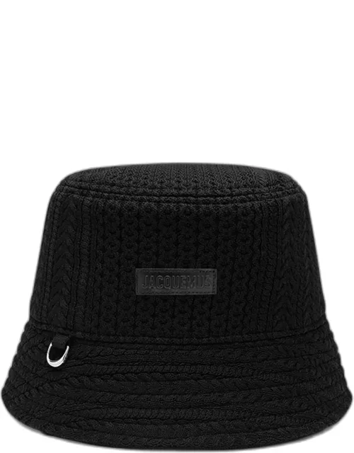 Le Bob Belo Cable Knit Bucket Hat