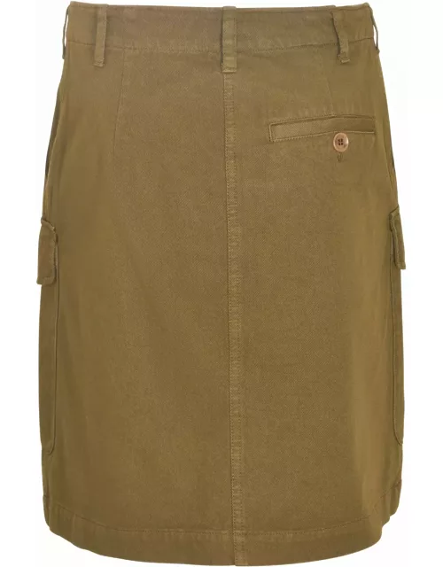 Aspesi Short Plain Cargo Skirt