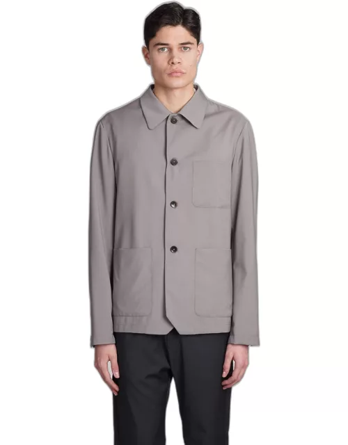 Barena Visal Shirt In Grey Woo