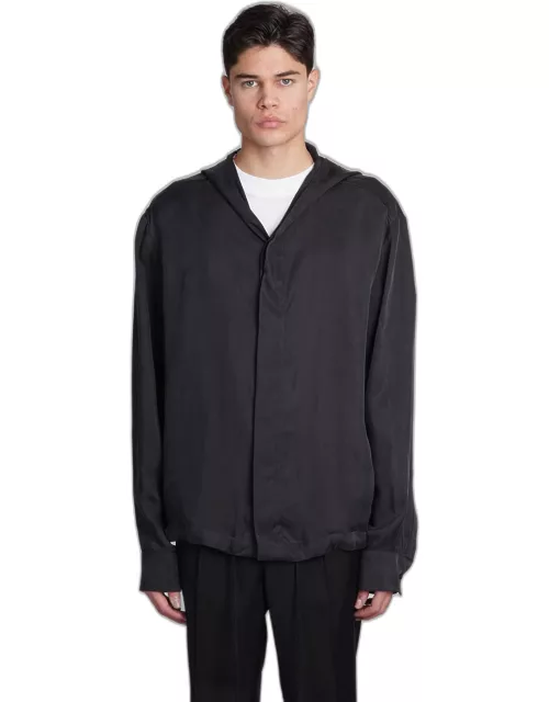 costumein Otaru Casual Jacket In Black Polyamide Polyester
