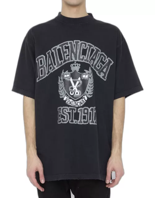 Balenciaga College Logo T-shirt