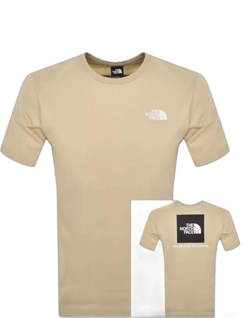 The North Face Red Box T Shirt Beige