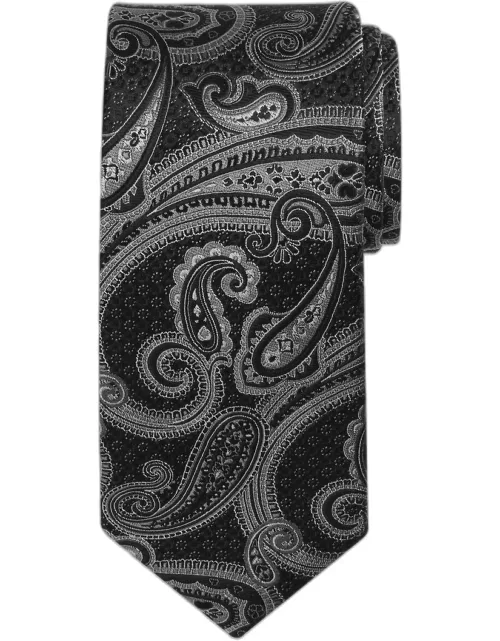 JoS. A. Bank Men's Reserve Collection Paisley Tie, Black, One
