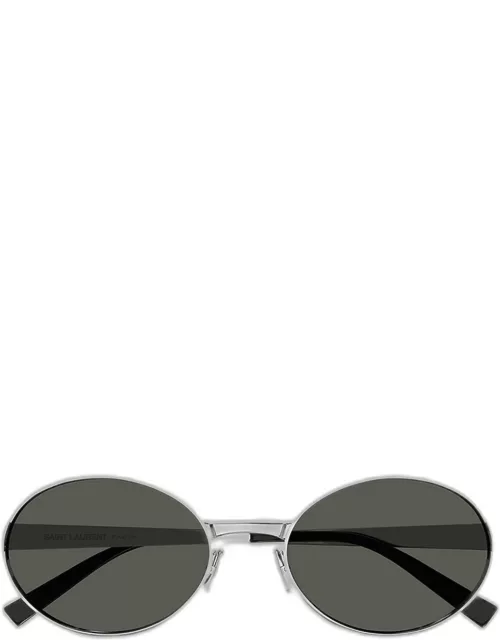 Logo Metal Oval Sunglasse