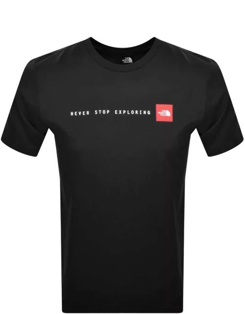 The North Face Logo T Shirt Black