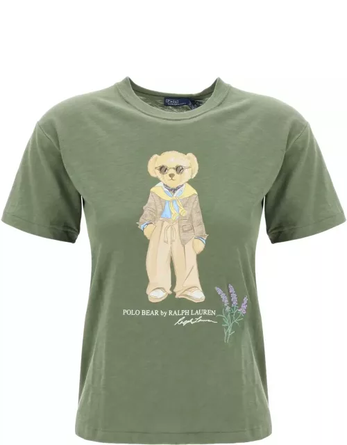 POLO RALPH LAUREN slub cotton polo bear t-shirt