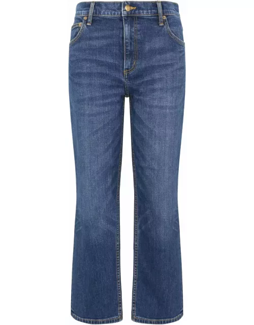 Tory Burch Cropped Flared Jean