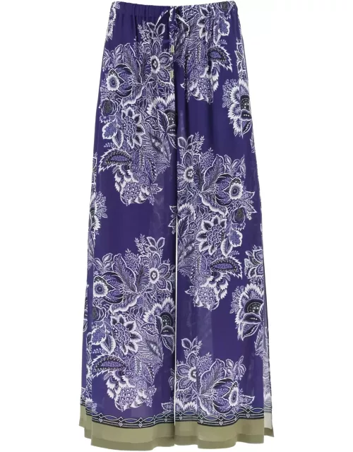 ETRO cropped palazzo wide
