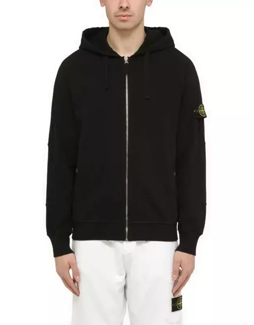 Black zip and hoodie with logo