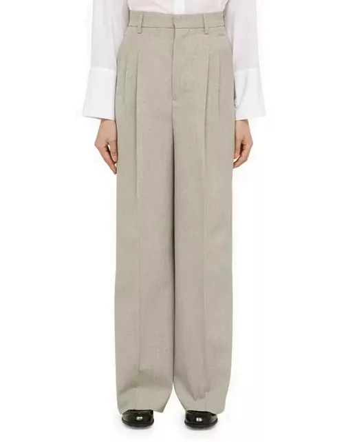 Light grey wool trouser